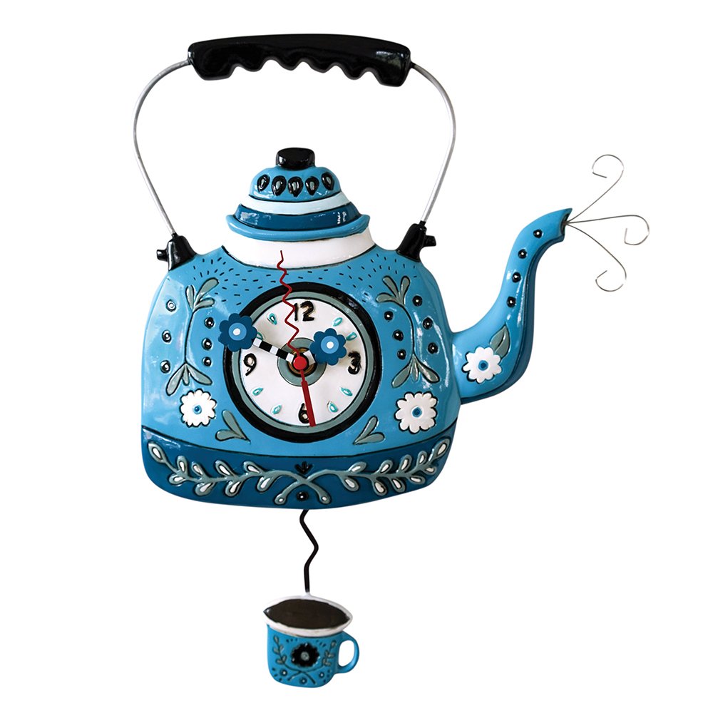 Kettle Clock (Blue)