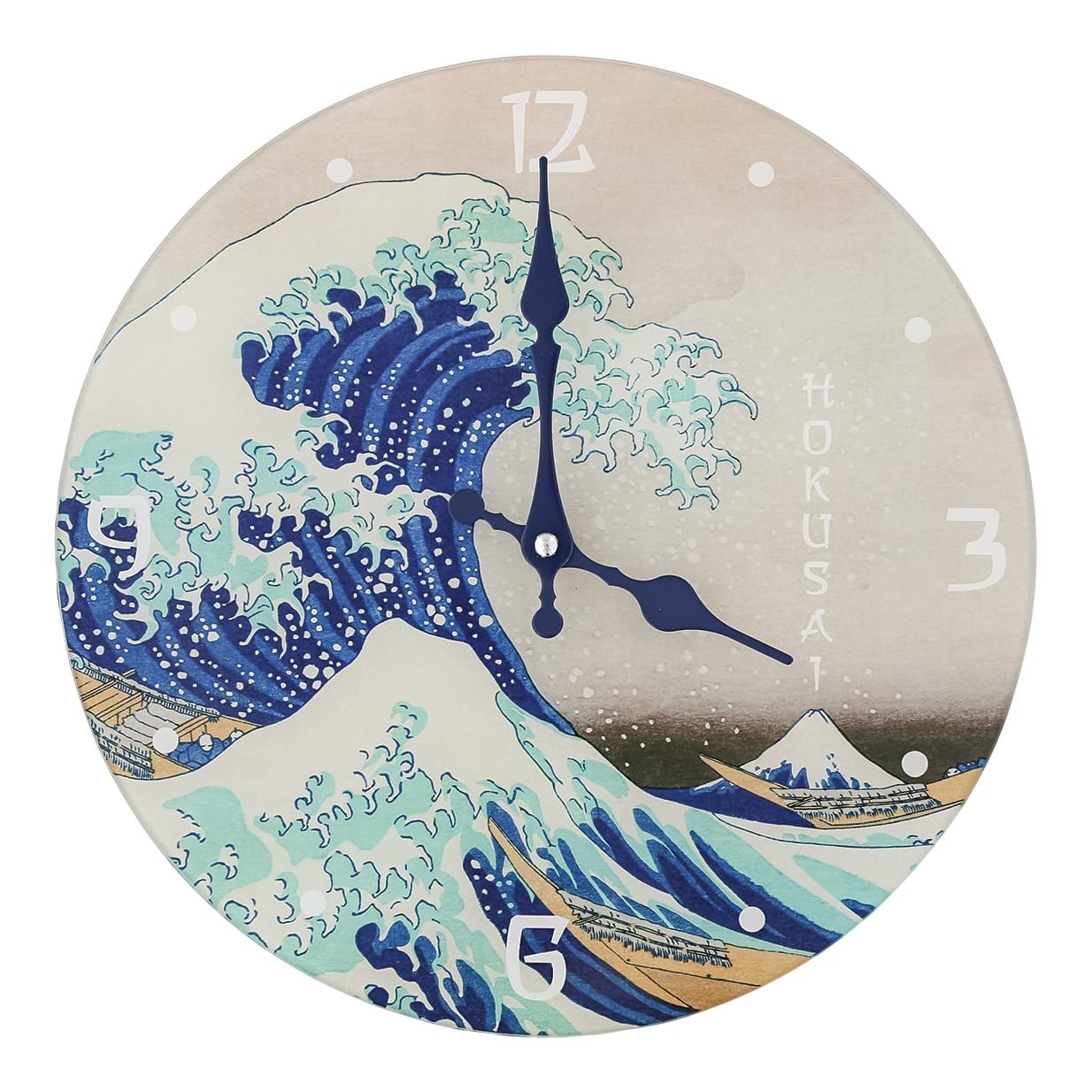 Hokusai Wall Clock