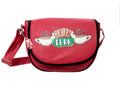 Friends TV Show Central Perk Faux Red Leather Saddle Bag