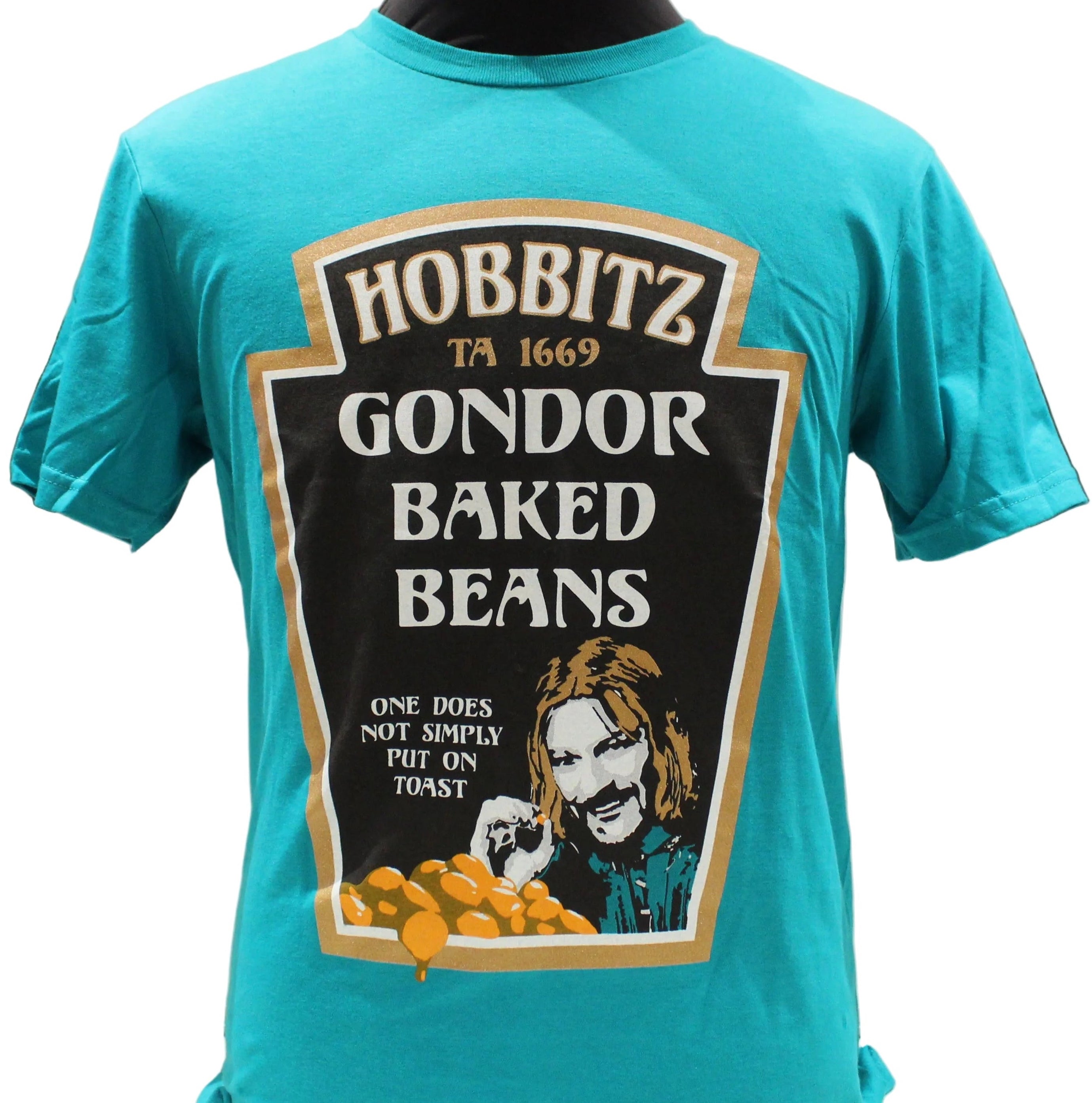 HOBBITZ BAKED BEANS L.O.T.R. SHAUN BEAN INSPIRED T-SHIRT