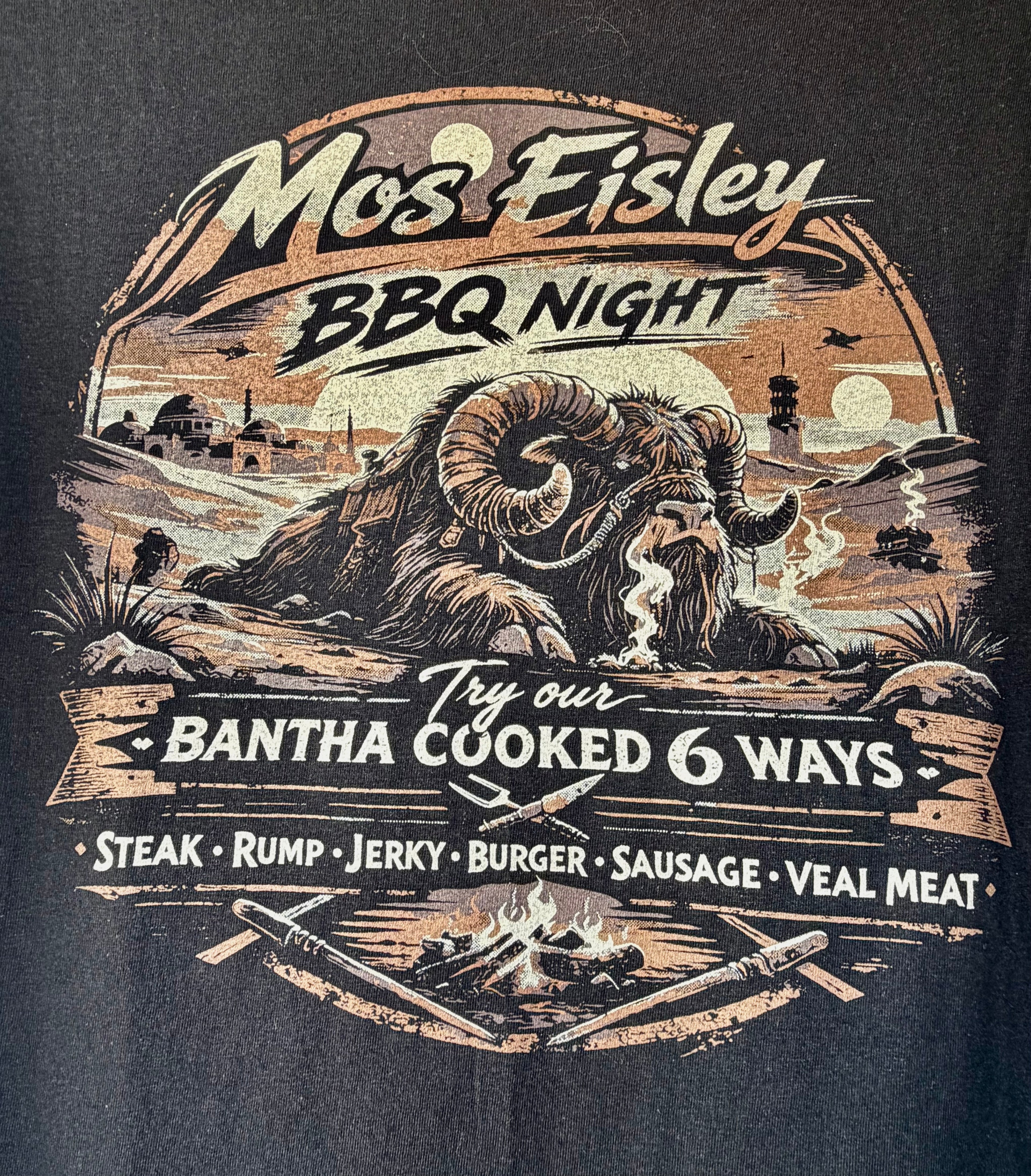 MOS EISLEY BBQ NIGHT - STAR WARS INSPIRED T-SHIRT