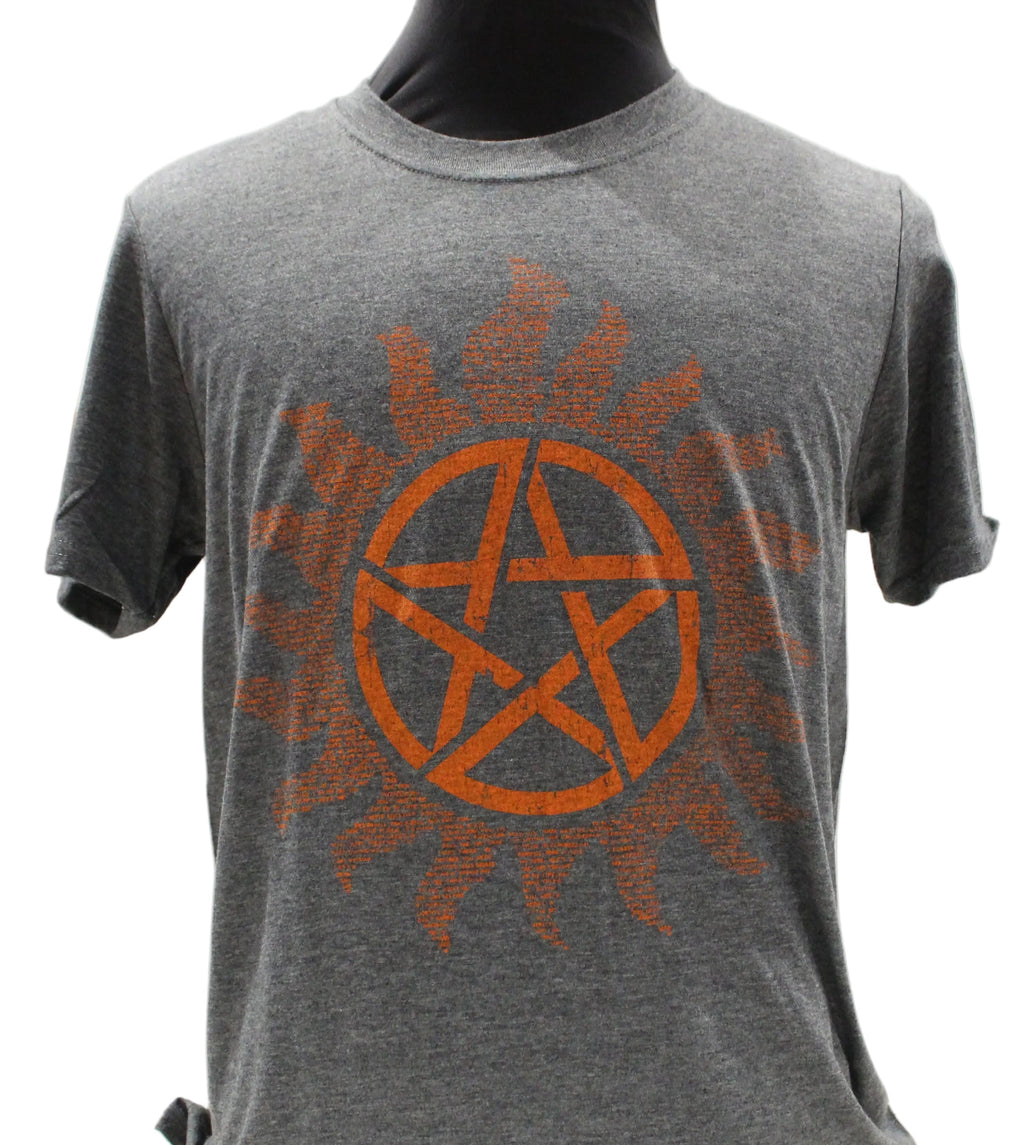 "SUPERNATURAL" INSPIRED T-SHIRT ANTI-POSSESSION SYMBOL