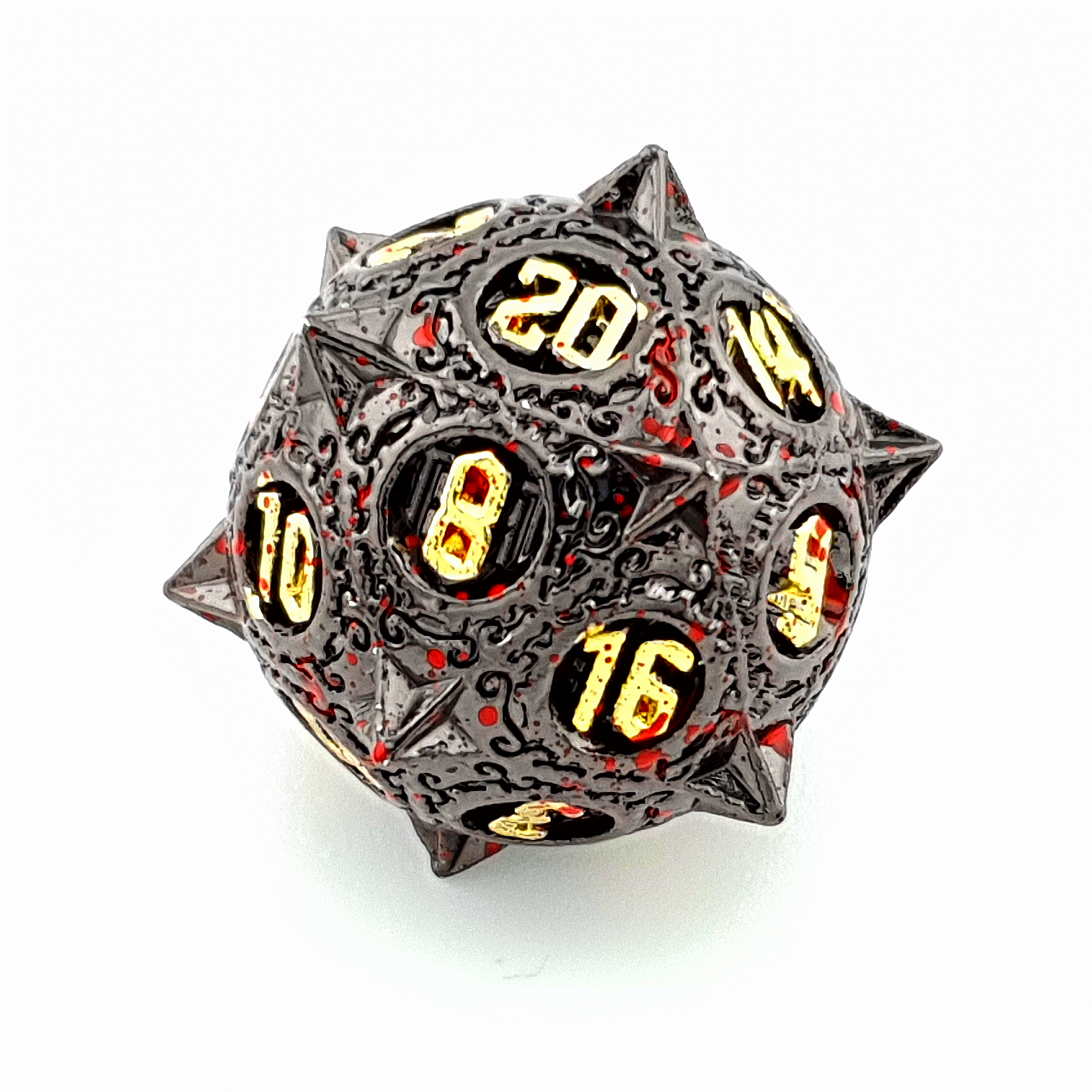Mace of Malice | Solid Metal Dice | 7 Piece Set