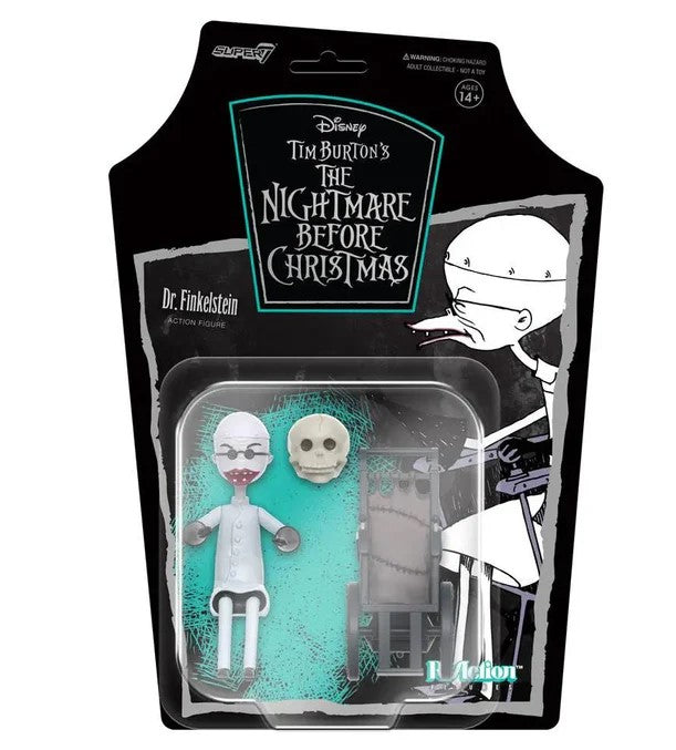 The Nightmare before Christmas Super7 ReAction Figure - Dr. Finklestein