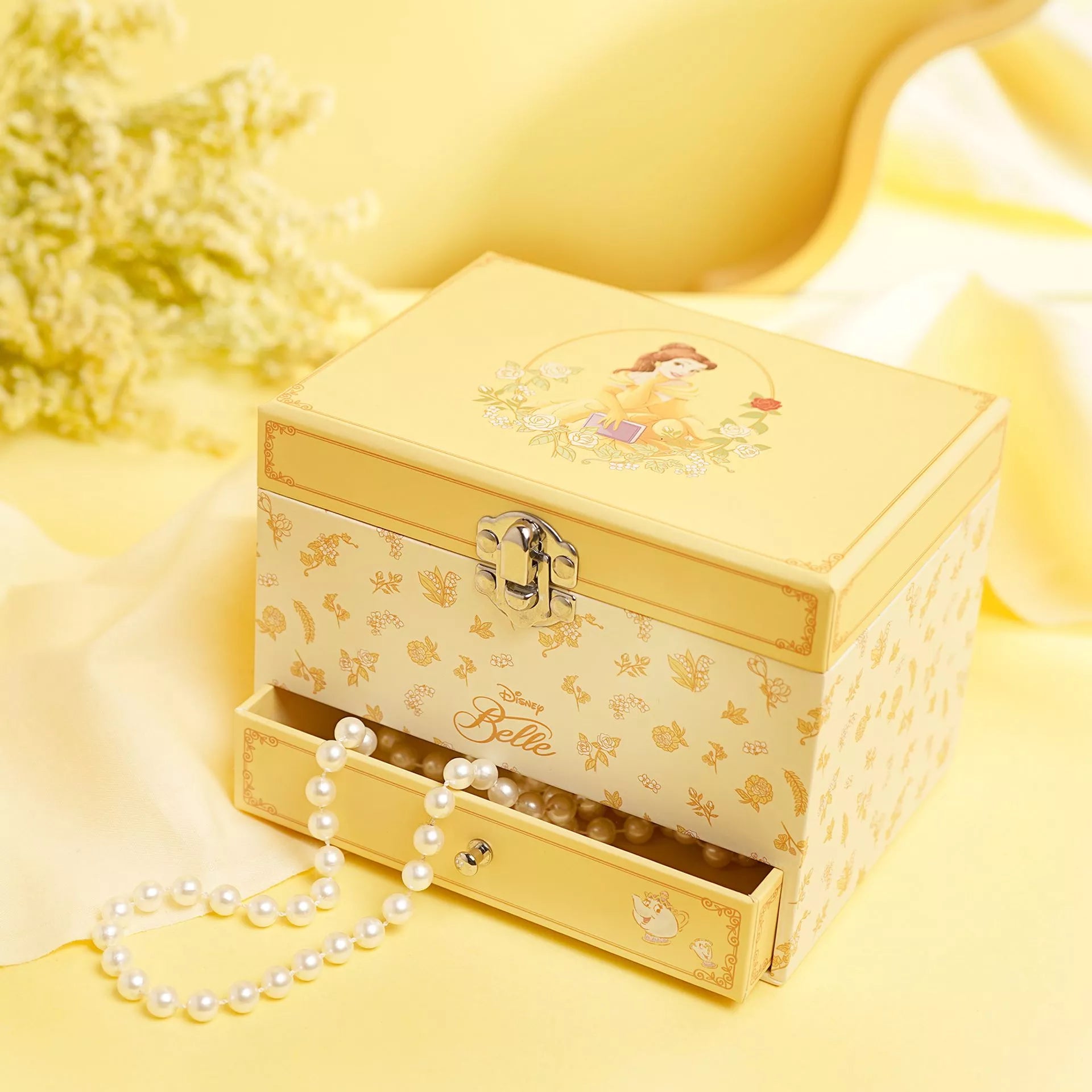 Disney Pastel Princess Musical Jewellery Box - Belle