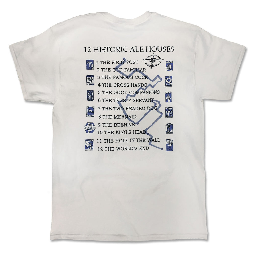 World's End" inspired T-Shirt with back print > Golden Mile Newton Haven