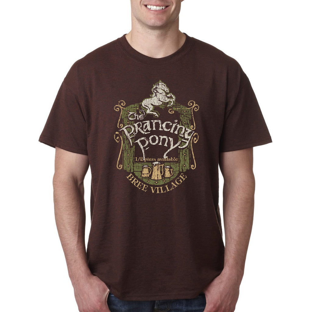 Lord of the Rings "Prancing Pony" high-quality screen-printed T-Shirt