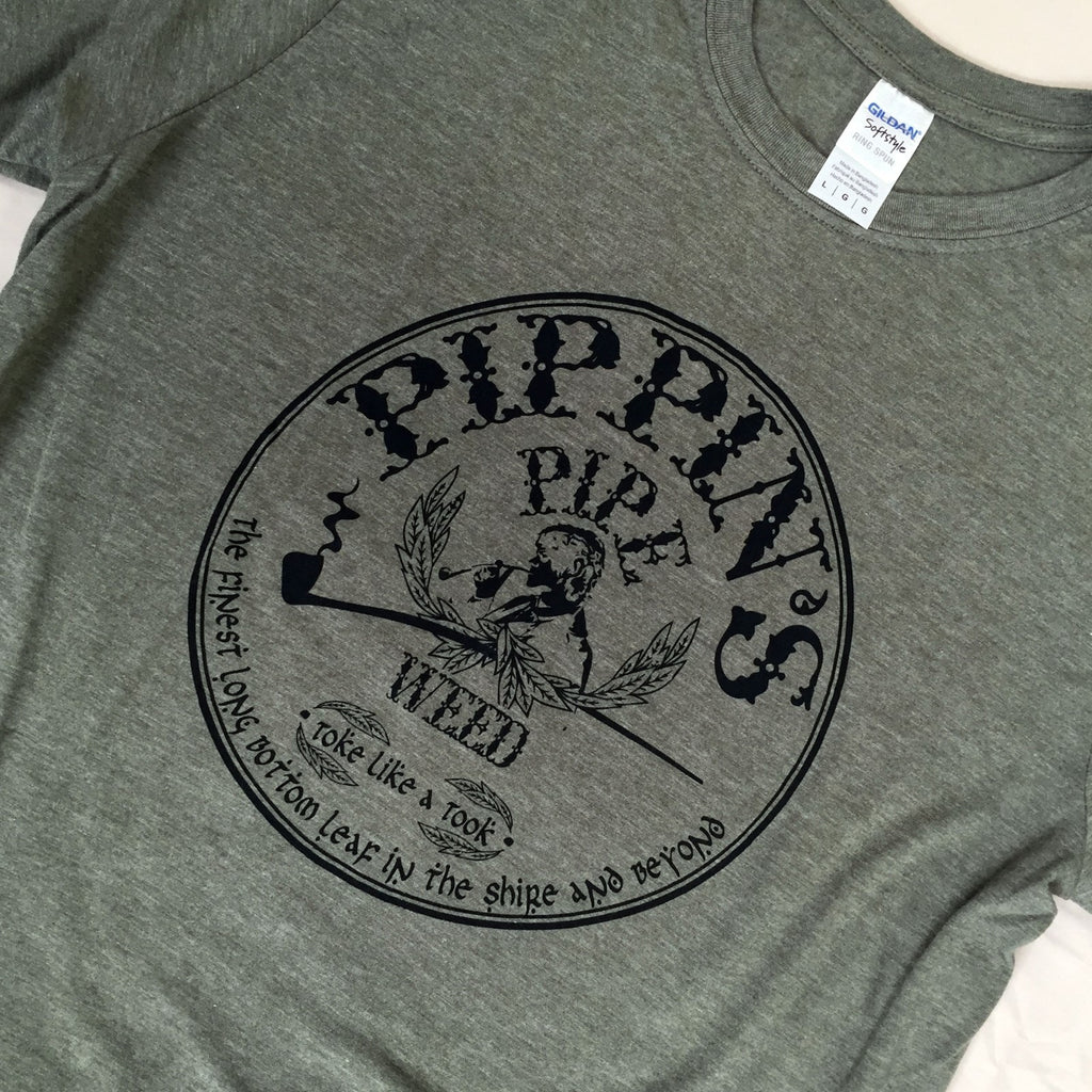 LORD OF THE RINGS Pipe Weed Logo Tolkien inspired T-shirt