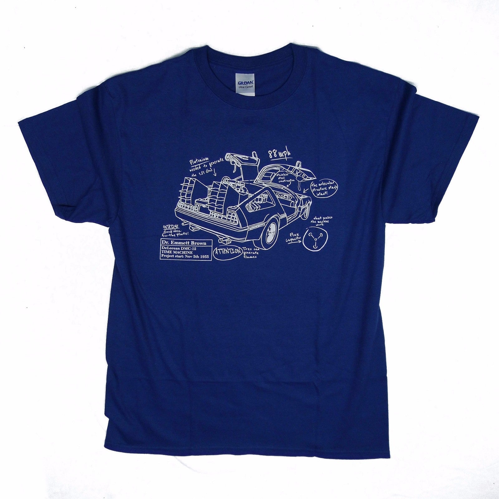 "Back To The Future" Blueprint T-Shirt