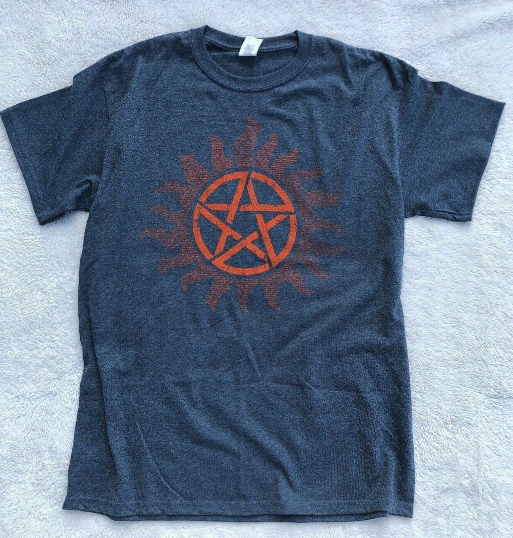 Ladies "Supernatural" inspired T-Shirt Anti-possession Symbol - Tattoo