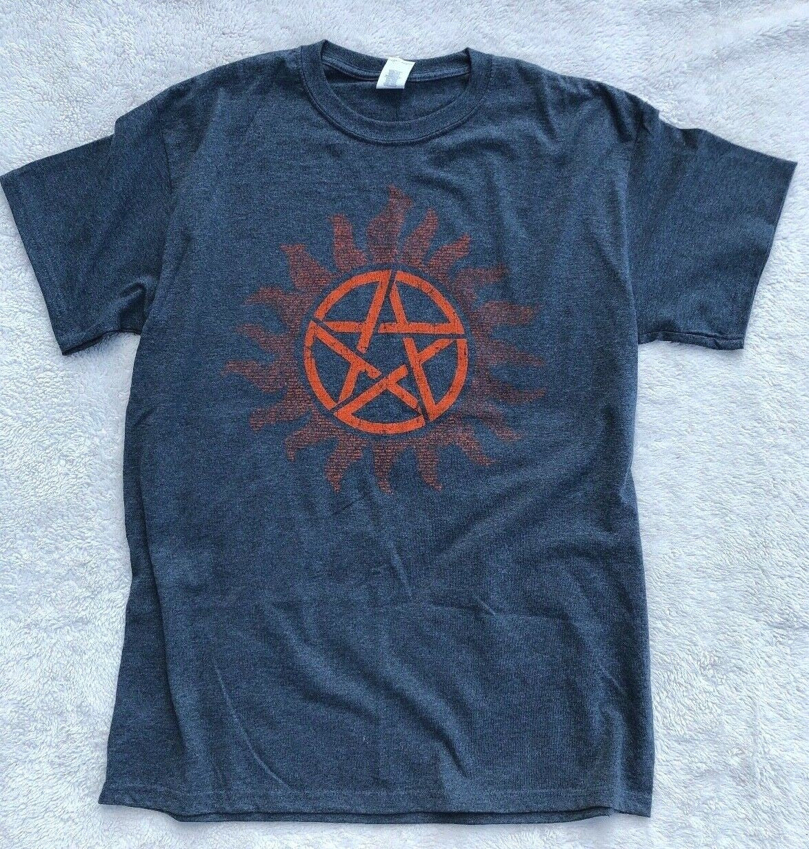 Ladies "Supernatural" inspired T-Shirt Anti-possession Symbol - Tattoo