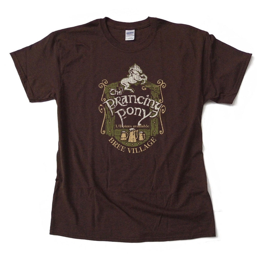 Lord of the Rings "Prancing Pony" high-quality screen-printed T-Shirt