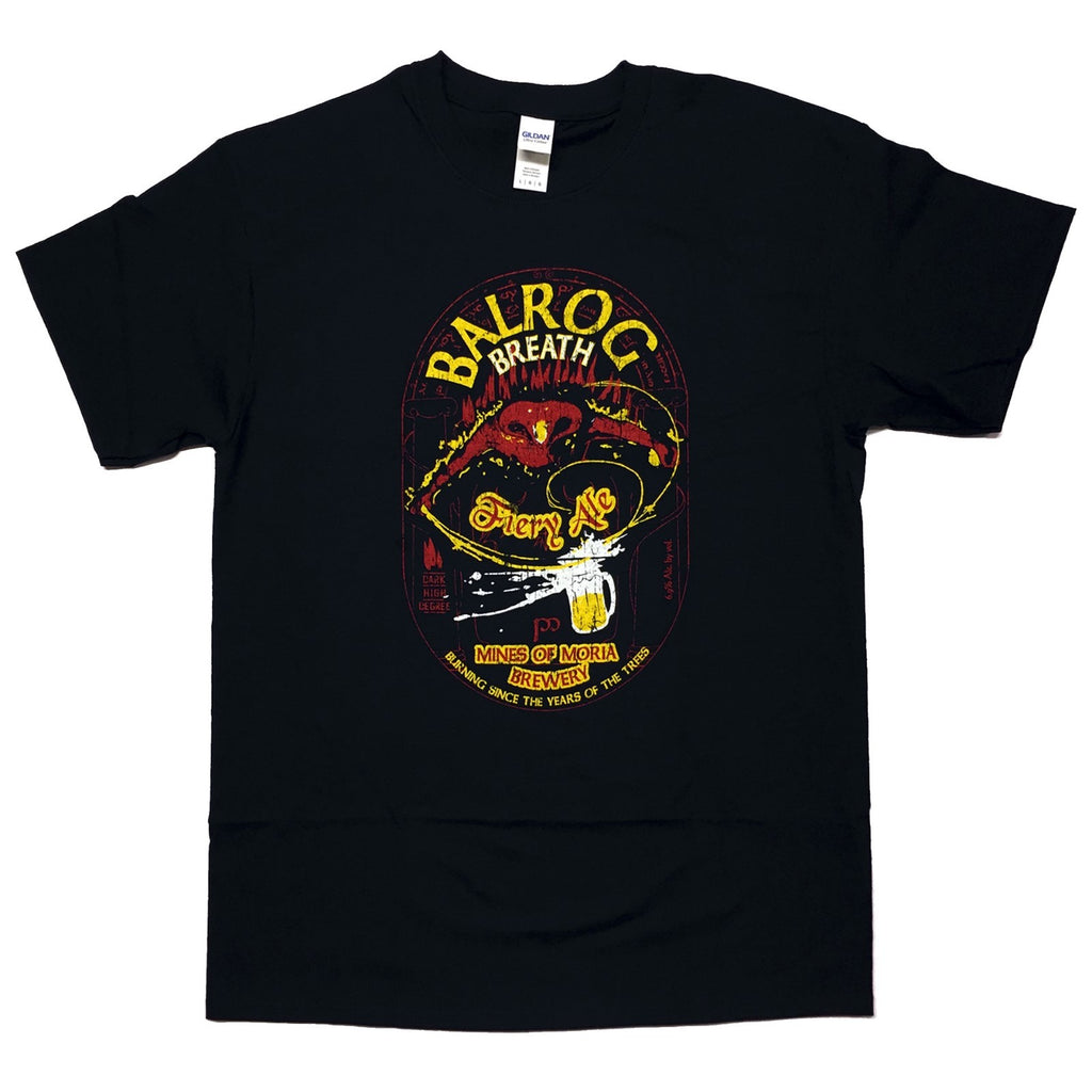 LORD OF THE RINGS inspired T-shirt BALROG BREATH Fiery Ale
